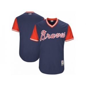 Men's 2017 Little League World Series Atlanta Braves Navy Jersey