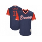 Men's 2017 Little League World Series Braves Ender Inciarte #11 Ender Navy Jersey