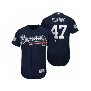 Men's Atlanta Braves #47 Tom Glavine 2017 Spring Training Flex Base Authentic Collection Stitched Baseball Jersey