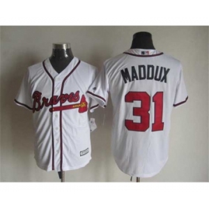 mlb jerseys atlanta braves #31 maddux white