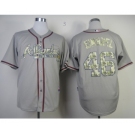 mlb jerseys atlanta braves #46 kimbrel grey[number camo]