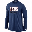 Cincinnati Reds Long Sleeve T-Shirt D.Blue