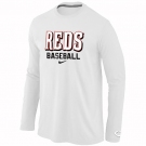 Cincinnati Reds Long Sleeve T-Shirt White