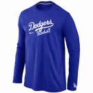 Los Angeles Dodgers  Long Sleeve T-Shirt Blue