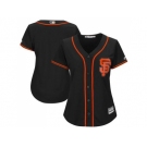 Women's San Francisco Giants Blank Black Alternate Stitched MLB Jersey