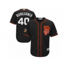 Youth Majestic San Francisco Giants #40 Madison Bumgarner Authentic Black 2017 Spring Training Cool Base MLB Jersey