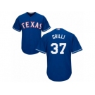 Youth Majestic Texas Rangers #37 Jason Grilli Replica Royal Blue Alternate 2 Cool Base MLB Jersey