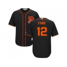 Youth San Francisco Giants #12 Joe Panik Black Alternate Cool Base Stitched MLB Jersey