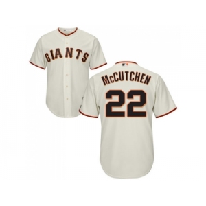 Youth San Francisco Giants #22 Andrew McCutchen Cream Cool Base Stitched MLB Jersey