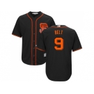 Youth San Francisco Giants #9 Brandon Belt Black Alternate Cool Base Stitched MLB Jersey