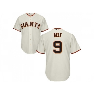 Youth San Francisco Giants #9 Brandon Belt Cream Stitched MLB Jersey