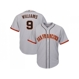 Youth San Francisco Giants #9 Matt Williams Grey Road Cool Base Stitched MLB Jersey