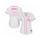 Women's Majestic Kansas City Royals #39 Jason Hammel Authentic White Fashion Cool Base MLB Jersey