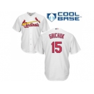 Youth St.Louis Cardinals #15 Randal Grichuk White Cool Base Stitched MLB Jersey