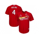 Youth St.Louis Cardinals #4 Yadier Molina Red Cool Base Stitched MLB Jersey