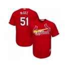 Youth St.Louis Cardinals #51 Willie McGee Red Cool Base Stitched MLB Jersey