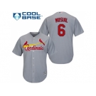 Youth St.Louis Cardinals #6 Stan Musial Grey Cool Base Stitched MLB Jersey