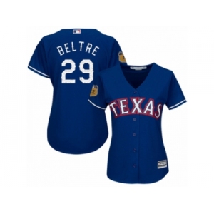 Women's Majestic Texas Rangers #29 Adrian Beltre Authentic 2017 Spring Training Cool Base MLB Jersey