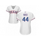 Women's Majestic Texas Rangers #44 Tyson Ross Authentic White Home Cool Base MLB Jersey