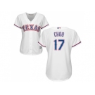 Women's Texas Rangers #17 Shin-Soo Choo White Home Stitched MLB Jersey