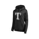 Women's Texas Rangers Platinum Collection Pullover Hoodie Black