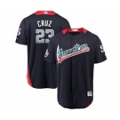 Youth Majestic Seattle Mariners #23 Nelson Cruz Game Navy Blue American League 2018 MLB All-Star MLB Jersey