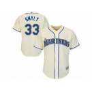 Youth Majestic Seattle Mariners #33 Drew Smyly Authentic Cream Alternate Cool Base MLB Jersey