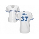 Women's Majestic Toronto Blue Jays #37 Jason Grilli Replica White Home MLB Jersey