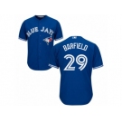 Youth Majestic Toronto Blue Jays #29 Jesse Barfield Authentic Blue Alternate MLB Jersey