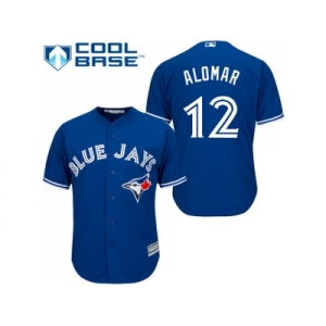 Youth Toronto Blue Jays #12 Roberto Alomar Blue Cool Base Stitched MLB Jersey