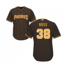 Youth Majestic San Diego Padres #38 Tyson Ross Replica Brown Alternate Cool Base MLB Jersey