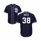 Youth Majestic San Diego Padres #38 Tyson Ross Replica Navy Blue Alternate 1 Cool Base MLB Jersey