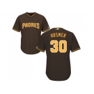 Youth San Diego Padres #30 Eric Hosmer Brown Cool Base Stitched MLB Jersey