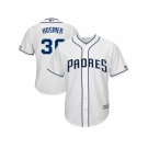 Youth San Diego Padres #30 Eric Hosmer White Cool Base Stitched MLB Jersey