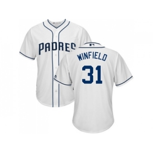 Youth San Diego Padres #31 Dave Winfield White Cool Base Stitched MLB Jersey