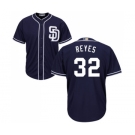 Youth San Diego Padres #32 Franmil Reyes Authentic Navy Blue Alternate 1 Cool Base Baseball Jersey