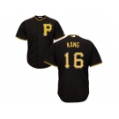 Youth Pittsburgh Pirates #16 Jung-ho Kang Black Cool Base Stitched MLB Jersey