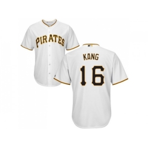 Youth Pittsburgh Pirates #16 Jung-ho Kang White Cool Base Stitched MLB Jersey
