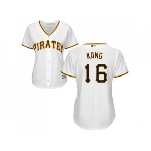 Women's Pittsburgh Pirates #16 Jung-ho Kang White Home Stitched MLB Jersey