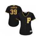 Women's Pittsburgh Pirates #39 Dave Parker Black Alternate Stitched MLB Jersey