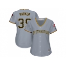 Women's Pittsburgh Pirates #39 Dave Parker Grey Road Stitched MLB Jersey