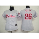 MLB Women Jerseys Philadephia Phillis #26 Utley Gery