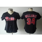 MLB Women Jerseys Philadephia Phillis #34 halladay black