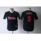 youth mlb philadelphia phillies #3 pence black