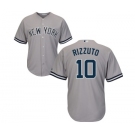 Youth New York Yankees #10 Phil Rizzuto Authentic Grey Road Baseball Jersey