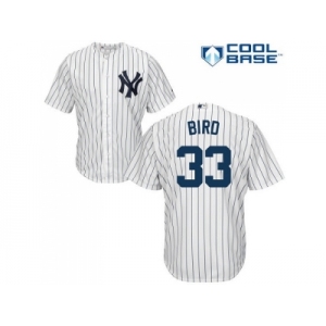Youth New York Yankees #33 Greg Bird White Cool Base Stitched MLB Jersey