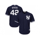 Youth New York Yankees #42 Mariano Rivera Navy blue Cool Base Stitched MLB Jersey
