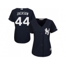 Women's New York Yankees #44 Reggie Jackson Navy Blue Alternate Stitched MLB Jersey