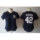 women mlb jerseys new york yankees #42 rivera dk.blue