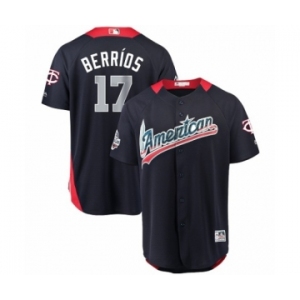 Youth Majestic Minnesota Twins #17 Jose Berrios Game Navy Blue American League 2018 MLB All-Star MLB Jersey